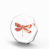 Bloc Photo libellule de fleurs avec sakura de bijoux (Droite)