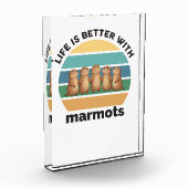 Bloc Photo Life is better with marmots (Gauche)