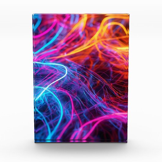 Bloc Photo Lignes de néon (Devant)