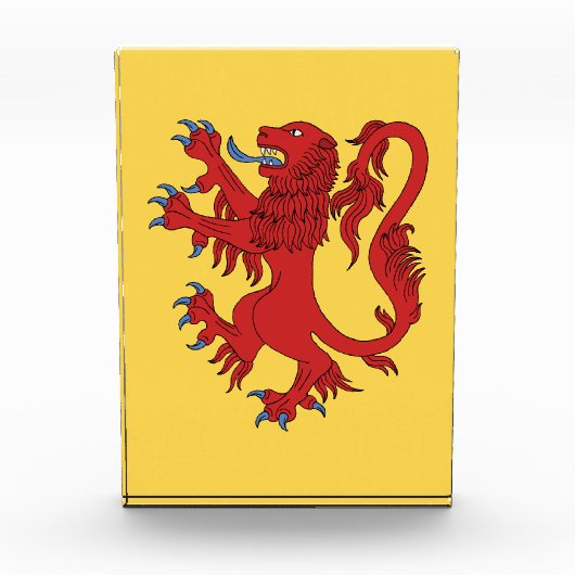 Bloc Photo Lion Rampant Gules (Devant)