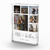 Bloc Photo Little Brother Script Brother Cadeau Collage photo (Droite)