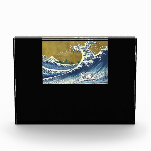 Bloc Photo Lop Rabbit Surf| Mignons lapins de lapin (Devant)