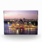 Bloc Photo L'Opéra de Sydney en soirée (Devant)