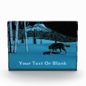 Bloc Photo Loup d'hiver - Tapetum Lucidum (Devant)
