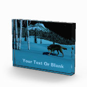 Bloc Photo Loup d'hiver - Tapetum Lucidum (Droite)