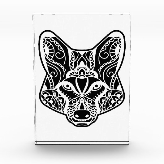 Bloc Photo Loup tribal (Devant)