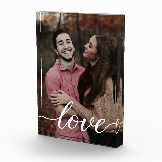Bloc Photo Love Boyfriend Girlfriend Custom Vertical Photo (Droite)