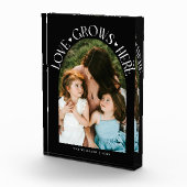 Bloc Photo Love Grows Here Modern Arch Black (Droite)