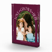 Bloc Photo Love Grows Here Modern Arch Cranberry (Droite)