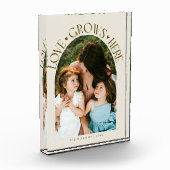 Bloc Photo Love Grows Here Modern Arch Cream (Gauche)