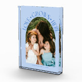 Bloc Photo Love Grows Here Modern Arch Icy Blue (Droite)