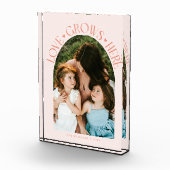 Bloc Photo Love Grows Here Modern Arch Peach (Droite)
