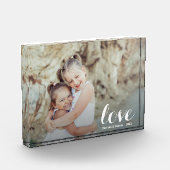 Bloc Photo LOVE Script (Gauche)