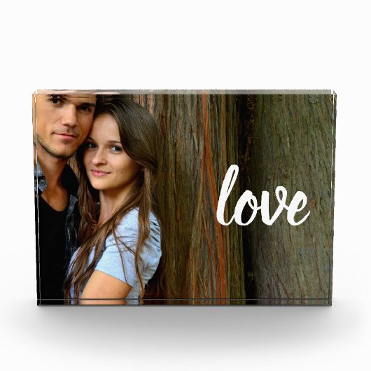 Bloc photo Love Script (Devant)