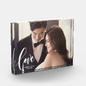 Bloc Photo Love Script photo mariage personnalisée (Gauche)