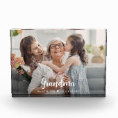 Bloc Photo Love You Great Grand Grand-mère Script moderne (Devant)