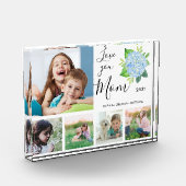 Bloc Photo Love You Mom Family Photo Collage Hydrangea (Gauche)