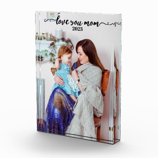 Bloc Photo Love You Mom Photo Block (Droite)