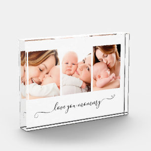Bloc Photo Love You Mommy Custom Script 3 Photos