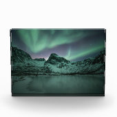 Bloc Photo Lumières du nord vertes (Devant)