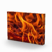 Bloc Photo macro Flamme d'incendie (Droite)