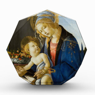 Bloc Photo Madonna du livre par Botticelli religieux