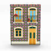 Bloc Photo Maison de Lisbonne avec tuiles (Devant)