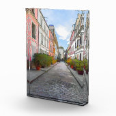 Bloc Photo Maisons colorées rue Cremieux - Paris (Droite)