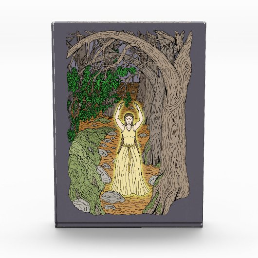 Bloc Photo Maîtresse Eldritch (Fairy Lady in Woods) (Devant)