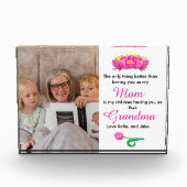 Bloc Photo Maman à grand-mère, c'est mieux (Devant)