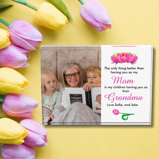 Bloc Photo Maman à grand-mère, c'est mieux