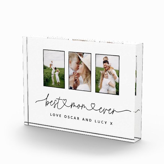 Bloc Photo Maman mignon script moderne multi photo cadeau (Droite)