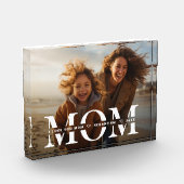 Bloc Photo Maman overlay avec enfants nom mère jour (Gauche)