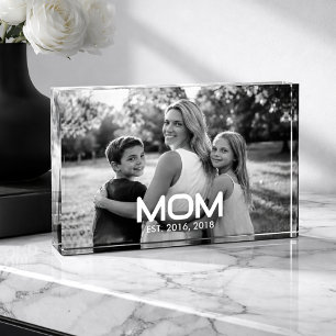 Bloc Photo Maman personnalisée Moderne Gras