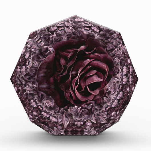 Bloc Photo Mandala de rose  (Devant)