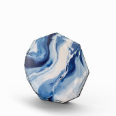 Bloc Photo Marbre Bleu Profond (Droite)