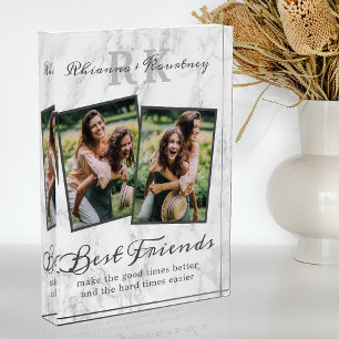 Bloc Photo Marbre élégant Best Friends Photo