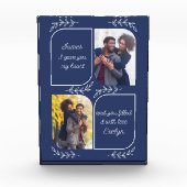 Bloc Photo Mari 2 Vertical Photo Loss Words Personnalisé (Devant)