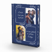 Bloc Photo Mari 2 Vertical Photo Loss Words Personnalisé (Droite)