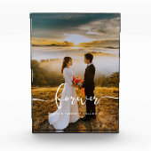 Bloc Photo Mariage avec superposition de design élégant pour  (Devant)