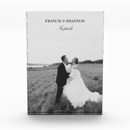 Bloc photo Mariage de mariées et de mariées (Devant)