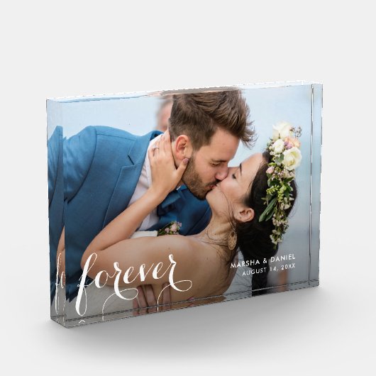 Bloc Photo MARIAGE de script FOREVER (Gauche)
