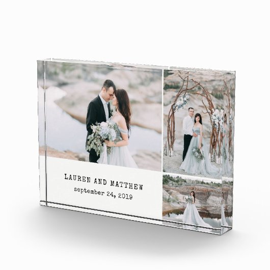 Bloc Photo Mariage éthérée | 3 Collage photo (Droite)