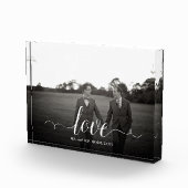 Bloc Photo Mariage gai de calligraphie simple d'image de (Droite)