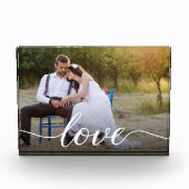 Bloc Photo Mariage Photo Elegant Love script (Devant)