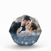 Bloc Photo Marié et brillant | Mariage de Noël (Devant)