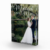 Bloc Photo Marié & Joyeux Mariage de Noël élégant (Droite)