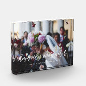 Bloc Photo Mariés à jamais superposition moderne de mariage (Gauche)