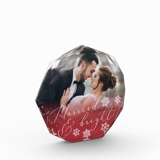 Bloc Photo Mariés & Brillant | Noël de mariage (Gauche)