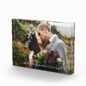 Bloc Photo Mariés de mariage moderne (Droite)